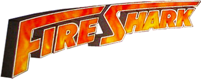 Fire Shark logo for Sega Mega Drive